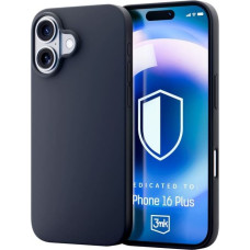 3MK Apple iPhone 16 Plus - 3mk Hardy Silicone MagCase Graphite