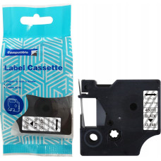 Dymo Taśma DYMO D1 45010 12mm x 7m S0720500 czarny na przezroczystym zamiennik