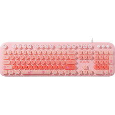 Mofii wired keyboard with backlight Love Me (Pink)