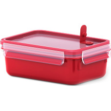 Emsa 517773 pārtikas uzglabāšanas konteiners 1 L Sarkans, Caurspīdīgs 1 pcs