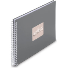 Hama Fine Art foto albums & papīra aizsardzības pārklājums Pelēks 300 lapas 10 x 15 cm Spirāles iesējums