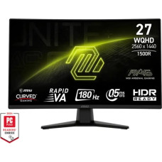 MSI MAG 274CQFDE - 27 - black, WQHD, Rapid-VA, Curved, HDR Ready, 180Hz panel