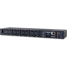 Cyberpower PDU41004 energosadales vienība, PDU 8 Maiņstrāvas izvade (-s) 1U Melns