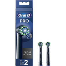 Oral-B | Replaceable toothbrush heads | EB50BRX-4 Cross Action | Heads | For adults | Number of brush heads included 4 | Black