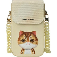 Dell Nimmy torebka na telefon khaki Big Eyed Pet 2.0 Cat