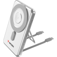 Verbatim 32276 bank mocy 5000 mAh Bezprzewodowe ładowanie Srebrny