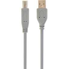 Cablexpert CCP-USB2-AMBM-6G USB 2.0 A-plug B-plug 6ft cable, grey color | Cablexpert | CCP-USB2-AMBM-6G | USB 2.0 A-plug B-plug 6ft cable
