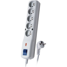 Lestar Power strip Lestar LF-530WA 5VA surge control 5 sockets 5 m grey