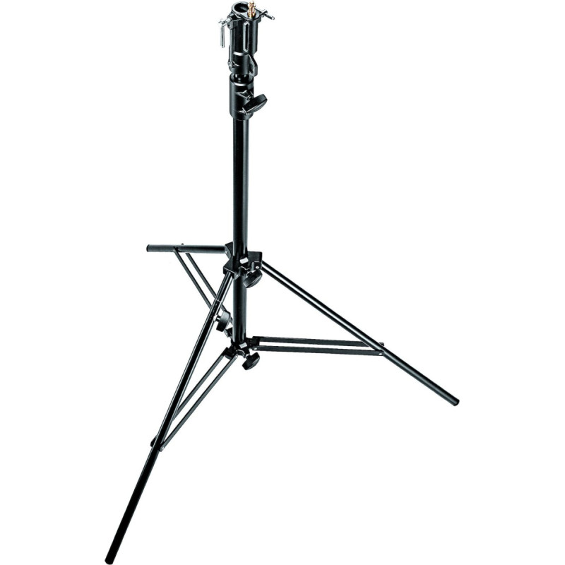 Manfrotto Statyw Manfrotto Czarny, aluminiowy, 2 sekcyjny statyw oświetleniowy (008BU)