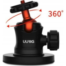 Uurig Uchwyt Przyssawka Magnetyczna Głowica Do Kamery Aparatu Na 1/4" Gopro Uurig / Bh-07