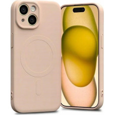 Mercury Goospery Mercury Mercury MagSafe Semi-Silicone iPhone 15 6,1" różowo-piaskowy /pink sand