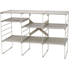 Joseph Joseph Level Plus ecru großes verstellbares Schuhregal