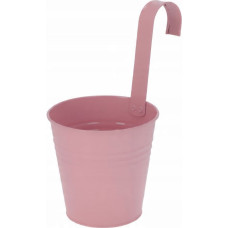 Home Styling Collection Cynkowa osłonka na doniczkę z hakiem, 13 x 13,5 cm