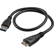 Akyga USB cable Akyga USB-A - microUSB 0.5 m Black (AK-USB-26)