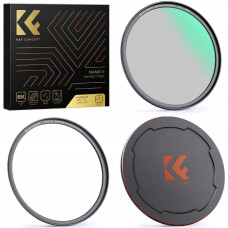 K&F Concept Zestaw 3w1 Filtr Polaryzacyjny Cpl Pierścień Magnetyczny Dekielek K&f 62 Mm / Sku.1704