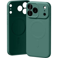 Mercury Goospery Etui Mercury Semi-Silicone MagSafe do iPhone 17 Pro Max zielony