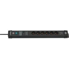Brennenstuhl Power strip Brennenstuhl Premium-Line overvoltage 6 sockets 3 m black (1951164603)