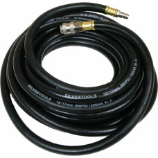 Silver PRZEWÓD / WĄŻ PNEUMATYCZNY10 x 17mm 10m GUMOWY, ZE ZŁĄCZKAMI