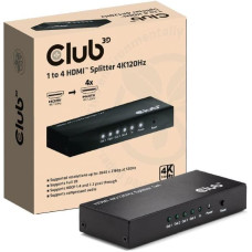 Club3D I/O VIDEO SPLITTER HDMI 4PORT/4K 120HZ CSV-1385 CLUB3D