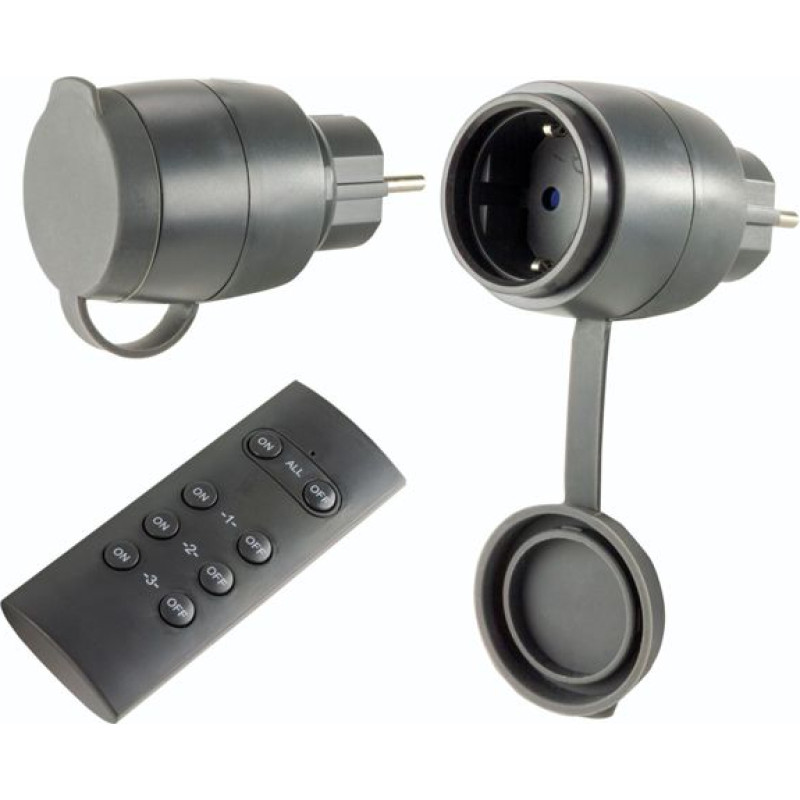 REV Radio Switch Set 2 + 1 Mini outdoor black