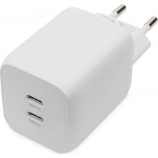 Digitus 2-Port USB-C Mini Charge 65W 2x USB-C 45W+20W, white