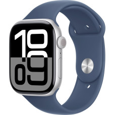 Apple Watch 10 42mm GPS Alu Sport S/M Silver/Denim