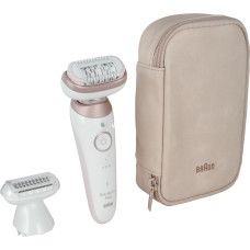 Braun Silk-épil 9 Flex 9-030 3D 40 pincetes Rozā, Balts