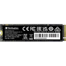 Verbatim Vi5000 512 GB M.2 PCI Express 4.0 NVMe 3D NAND