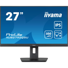 Iiyama ProLite XUB2792QSU-B6 monitori 68,6 cm (27") 2560 x 1440 pikseļi Full HD LED Melns