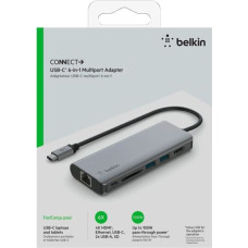 Belkin CONNECT USB-C 6-in-1 Multiport-Adapter    AVC008btSGY