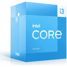 Intel CPU|INTEL|Desktop|Core i3|i3-13100|Raptor Lake|3400 MHz|Cores 4|12MB|Socket LGA1700|60 Watts|GPU UHD 730|BOX|BX8071513100SRMBU