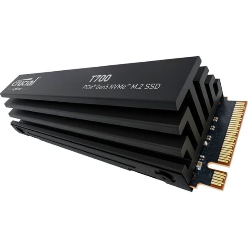 Crucial SSD|CRUCIAL|T700|4TB|M.2|PCIe Gen5|NVMe|TLC|Write speed 11800 MBytes/sec|Read speed 12400 MBytes/sec|TBW 2400 TB|CT4000T700SSD5