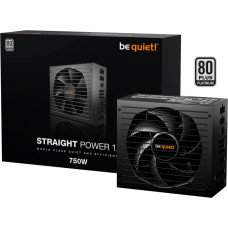 Be Quiet Power Supply|BE QUIET|750 Watts|Peak Power 820 Watts|Efficiency 80 PLUS PLATINIUM|PFC Active|MTBF 100000 hours|BN336