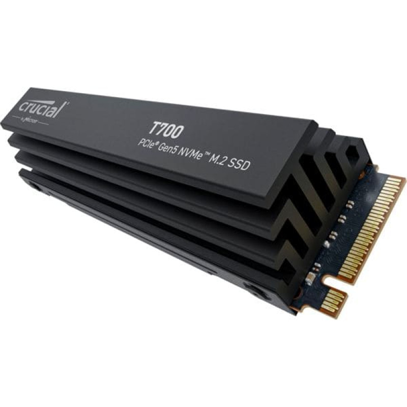 Crucial SSD|CRUCIAL|T700|2TB|M.2|PCIe Gen5|NVMe|TLC|Write speed 11800 MBytes/sec|Read speed 12400 MBytes/sec|TBW 1200 TB|CT2000T700SSD5