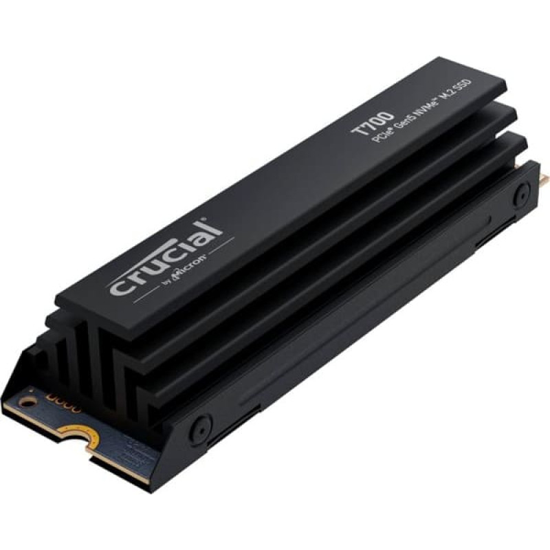 Crucial SSD|CRUCIAL|T700|2TB|M.2|PCIe Gen5|NVMe|TLC|Write speed 11800 MBytes/sec|Read speed 12400 MBytes/sec|TBW 1200 TB|CT2000T700SSD5