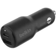 Belkin BOOST Charge 42W Dual Car Charger PD/PPS Tech. CCB005btBK