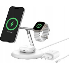 Belkin Boost Charge Pro Magnet. 3-in-1 Pad.Qi2 wh. WIZ023vfWH